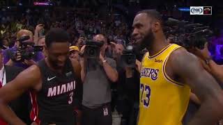 Lebron-Wade Farewell postgame