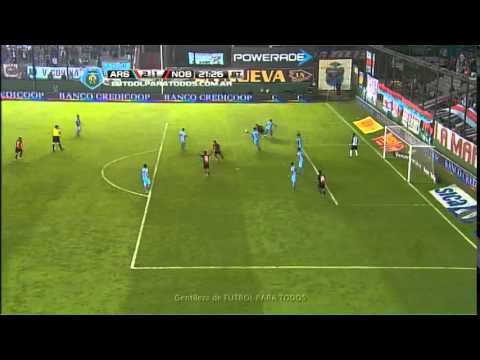 Gol de Bernardi  Arsenal 2   Newell's 2  Fecha 17  Torneo Final 2014  FPT