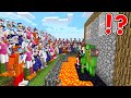 1000 PENEROBOS KEAMANAN Vs Rumah Paling Aman Minecraft