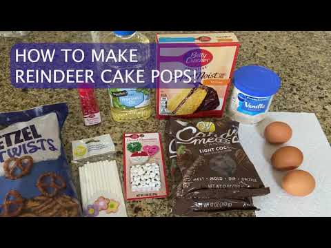 How to: Reindeer Cake Pops!