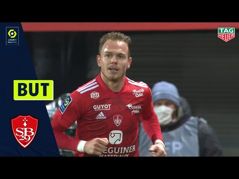 But Irvin CARDONA (74' - STADE BRESTOIS 29) STADE BRESTOIS 29 - OLYMPIQUE LYONNAIS (2-3) 20/21