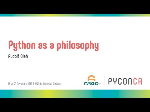 Python as a philosophy (Rudolf Olah)