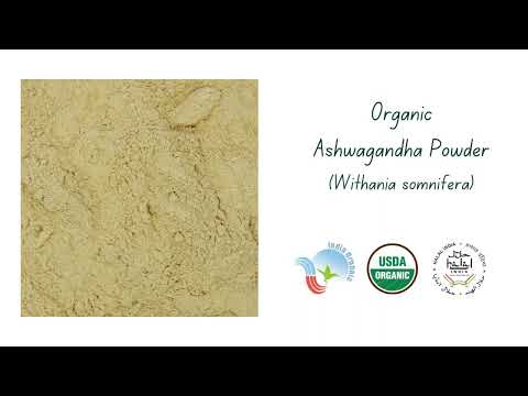 Organic ashwagandha powder, 25 kg, bag