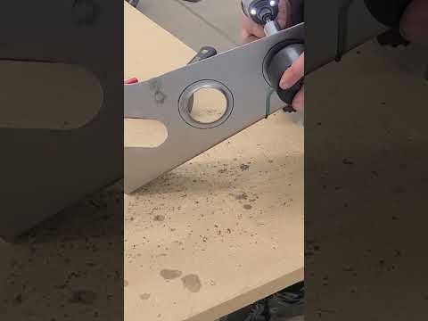 Using a dimple die and flare tool to make custom bomber seats! #greezyzgurage