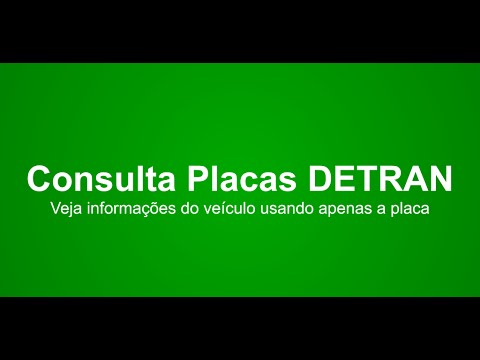 Consulta Placa e Multa - DETRAN Video