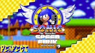 Cover art for Sonic speed funk (has memes)