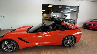 2019 Chevrolet Corvette Stingray Convertible Z51 Top Operations