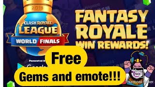 How to FANTASY ROYALE! Free emotes and gems!