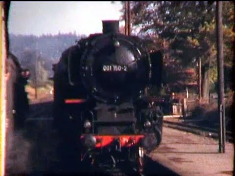 Dampflok 01.0 Neu & Altbaukessel BW Hof an der Saale 1971/72