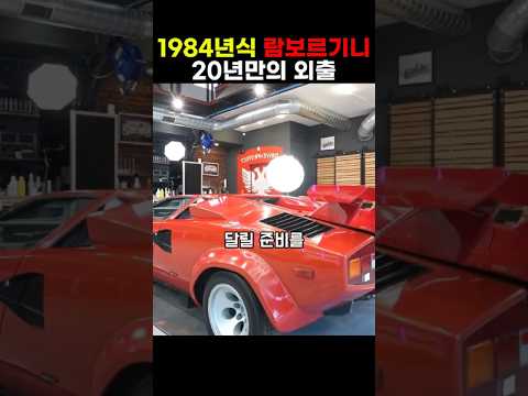 20년간 방치된 람보르기니의 외출