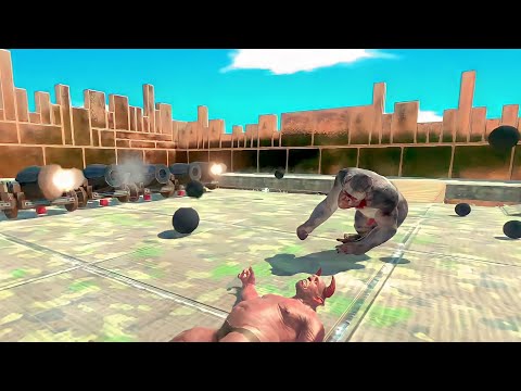 CANNONS OF THE BRIDGE. WHAT UNITS CAN PASS THROUGH? - Animal Revolt Battle Simulator