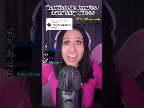 Ranking Funny ASMR Fairy Moments 😭 #asmr #shorts