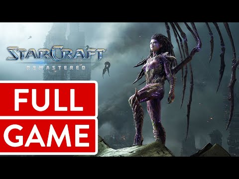Starcraft: Brood War Remastered - Episode 6: Zerg PC FULL GAME Longplay Gameplay Walkthrough VGL