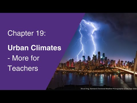 Chapter 19: Urban Climates