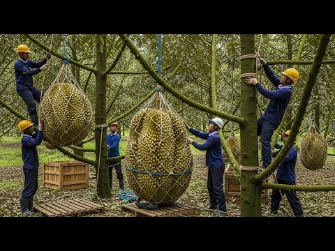 GIANT DURIAN: The 15-Minute Journey to the World’s Most Delicious King 🏔️👑 (8K)