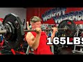 Curling PR 165LBS and Other Workout stuff