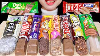 Download lagu ASMR ICE CREAM CHOCOLATE BAR 🍫 AICE CHOCO MALT, KITKAT, SILVERQUEEN, NOCKERS, CADBURY, BAR BAR 🍫 mp3