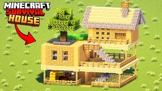Download lagu Minecraft - Tutorial Membuat Rumah Starter House/Survival Simple ! mp3