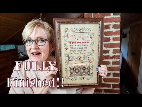 Sampler Style Flosstube 5--Fully Finished! 💕