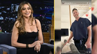 Sofia Vergara Posts A Social Media Story For Her Rumoured Orthopaedic Boyfriend Justin Saliman