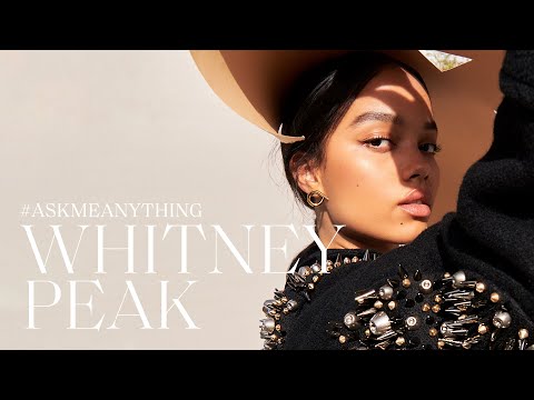 Whitney Peak On #GossipGirl & Why Bia's #WholeLottaMoney Stays In Rotation | Ask Me Anything | ELLE