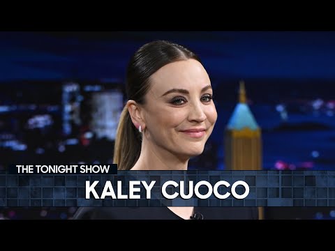 Kaley Cuoco Compares Her Baby to a Drunk Best Friend, Talks Fantasy Football & Based on a True Story