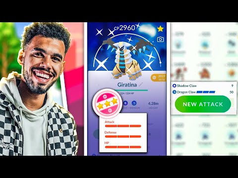 LIBEREI O MEU SEGUNDO ATAQUE DO GIRATINA 100% - POKEMON GO | Cris |