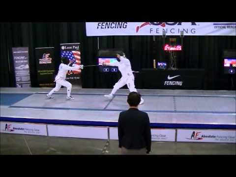 Veteran +70 Women's Epee Semifinals - 2014 USA Fencing National Championships