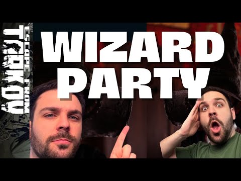 WIZARD PARTY RUNS INTO THEIR RIVAL SCHOOL! #EscapeFromTarkov #TwitchStreamer