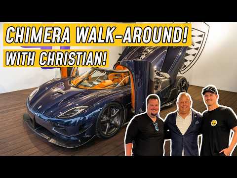 Walking Around The Koenigsegg Chimera 1 Of 1 With Christian von Koenigsegg!