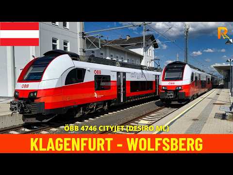 Führerstandsmitfahrt Klagenfurt - Wolfsberg (Neue ÖBB-Koralmbahn, Österreich) 4K