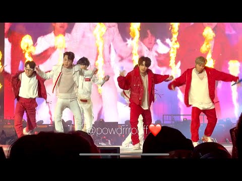 220416 - FANCAM - Fire - BTS PTD Las Vegas - Day 4 @ Allegiant - 4K 직캠