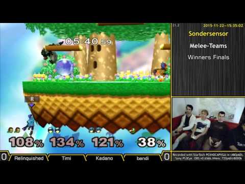 Timi+Kadano vs bandi+Relinquished [SSBM-TWF Sondersensor 2015-11-22]