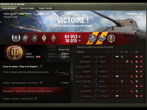 L0rd0nance WOT Replay E50 7 kills 4400 dmg