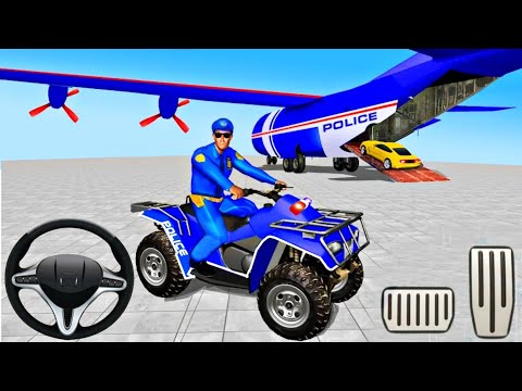 New Update Us Police ATV Quad Bike Transport Truck Simulator Games - Android Gameplay