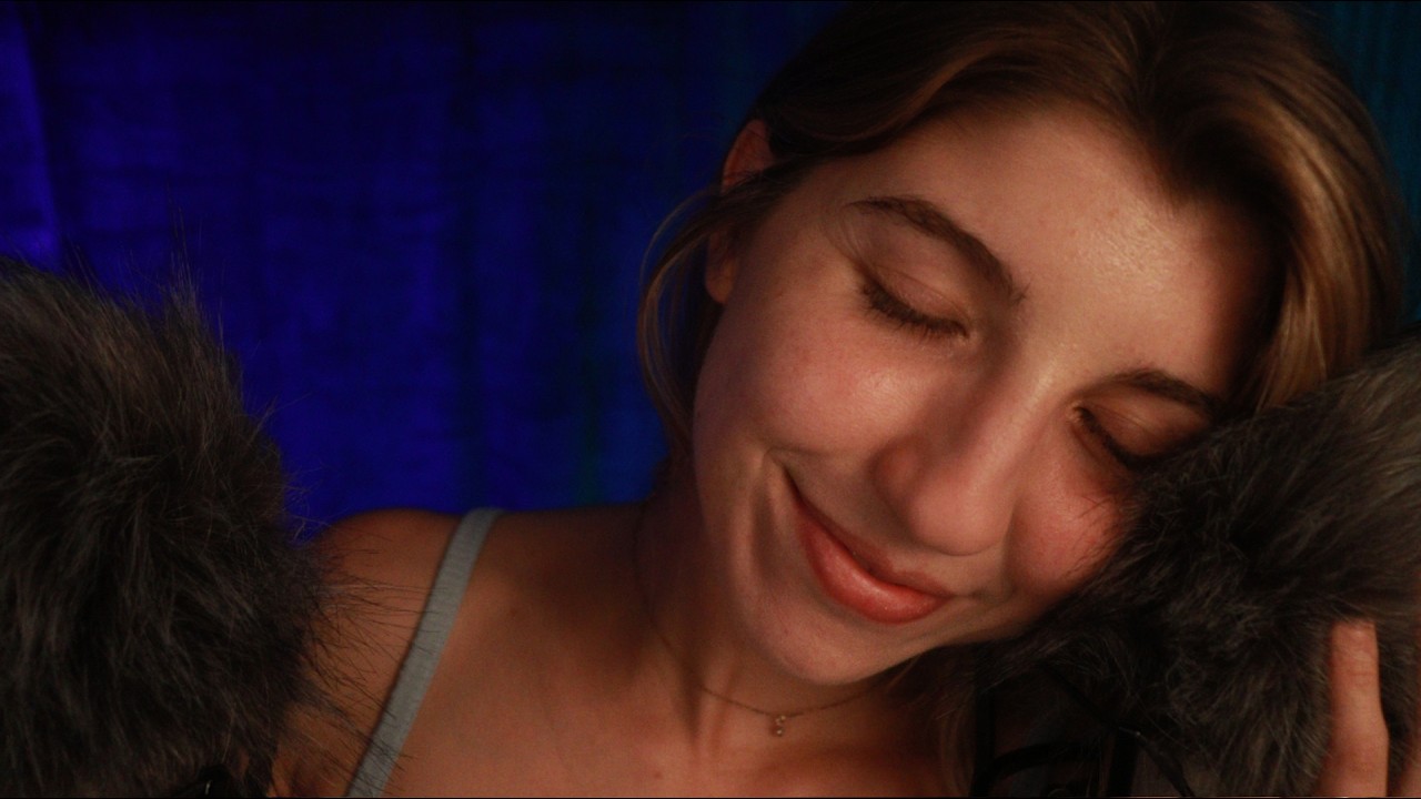 Soft & Sleepy Nuzzling Your Cheekies ~ ASMR (Mouth Sounds + Inaudible Whispers)