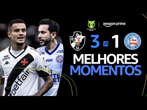 VASCO 3 x 1 BAHIA | MELHORES MOMENTOS | CAMPEONATO BRASILEIRO 2025