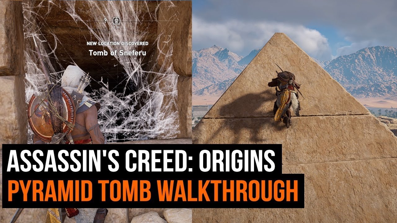 Assassin's Creed: Origins gameplay - Pyramid tomb puzzle walkthrough - YouTube