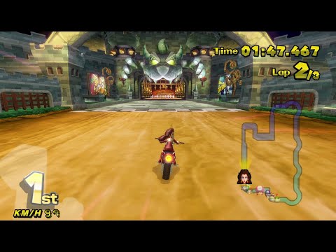 Mario Kart Wii Deluxe 9.3 // All 17 Retro Bowser's Castle Courses
