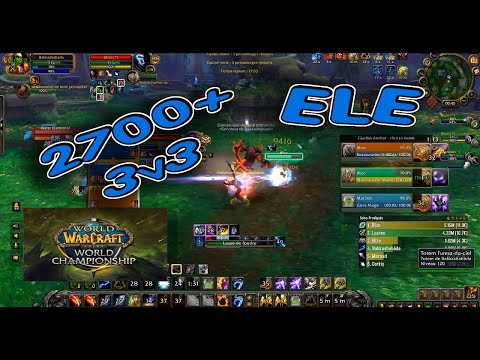 Elemental Shaman ARENA PVP / BfA ELE 3v3 2700+