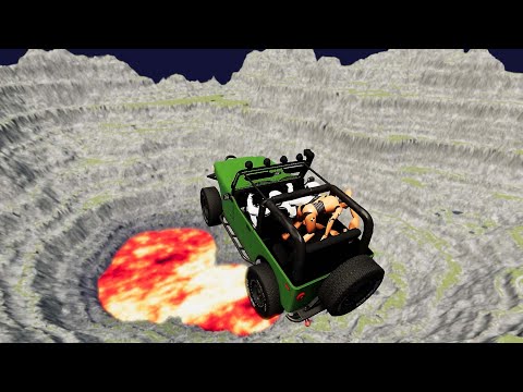 Leap of Death Car Jumps #09 🔥 [BeamNG Drive]