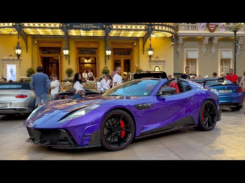 BILLIONAIRE LIFESTYLE MONACO - Ferrari SF90, 812 GTS, Senna, Porsche 918, Lamborghini Aventador
