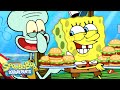 1 Hour Of Squidward At The Krusty Krab SpongeBob