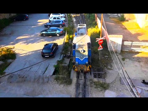 Trenuri la Fieni 2. Mocanita filmata de sus