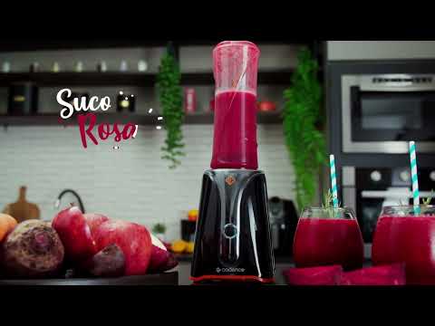 Video thumbnail of Blender Cadence Zoop Contrast BLD701 com 2 Jarras