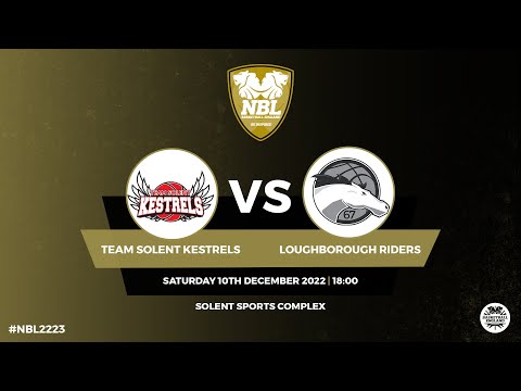 WNBL1: Team Solent Kestrels v Loughborough Riders - 10.12.22