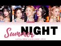 LAYSHA 레이샤 SUMMER NIGHT Color Coded Lyrics