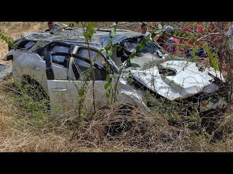 Local do acidente fatal Marcelo T. Evangelista. Professor de Ararendá e ex-vereador de Nova Russas.