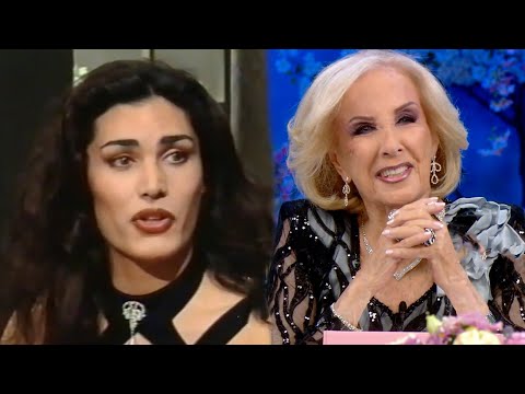 Mirtha Legrand's reaction when she remembers the day Cris Miró came to her table: "Poor thing."