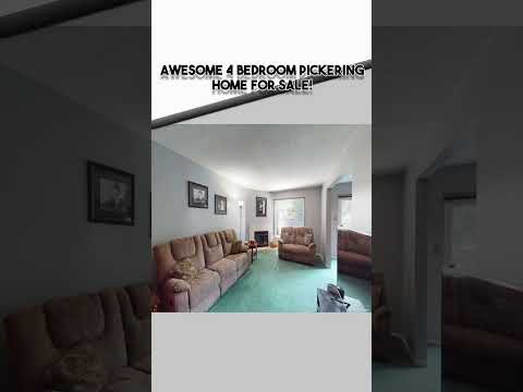 AWESOME 4 BEDROOM PICKERING HOME FOR SALE!